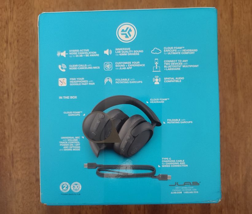 Fones de Ouvido JLab JBuds Lux cancelamento de ruído ativo - Baixa de Preço