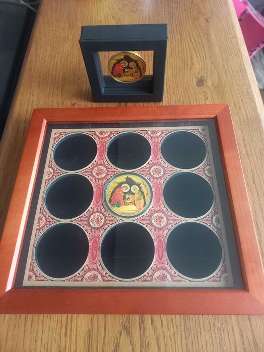 Пам’ятна медаль монета “Різдво Христове” позолота,Монетний Двір Княжий