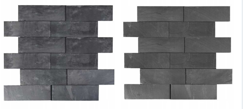 Płytki Ścienne elewacyjne na ścianę Black Slate kamień dekoracyjny