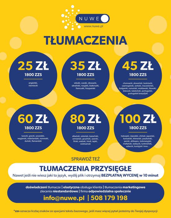 Tłumacz przysięgły niemiecki ukraiński angielski rosyjski francuski