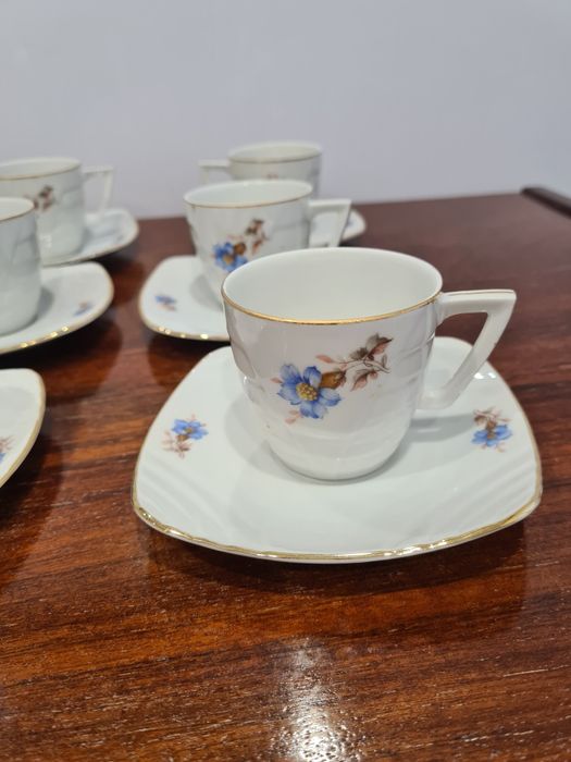 Chávenas de café Art Déco Checoslováquia