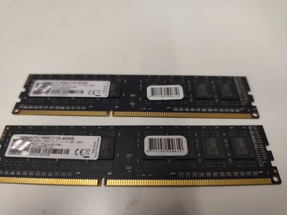 DDR3 8GB G.SkiLL F3-1600C11S-4GNS 1600 2x4GB