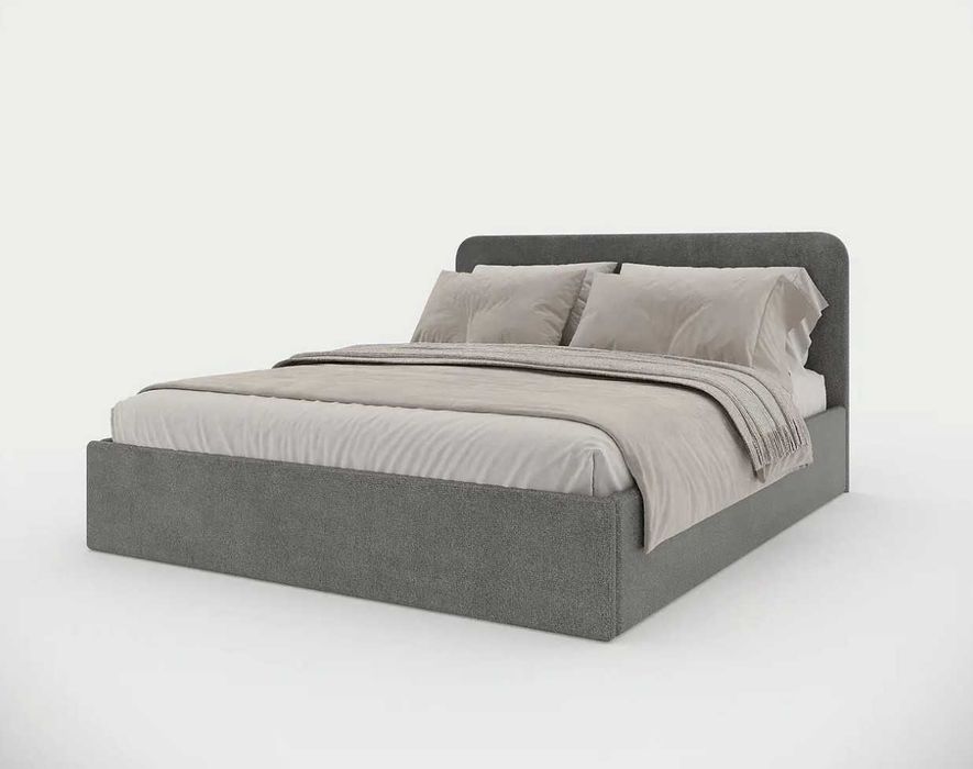 Кровать Хюгге 160*200 в мягкой оббивке . Доставка Безплатно. Наложка.