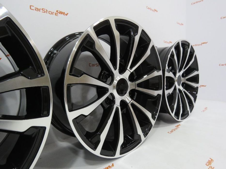 Jantes Look Toyota Hilux Revo 17 x 7.5 et 30 6x139.7 Preto + Polido