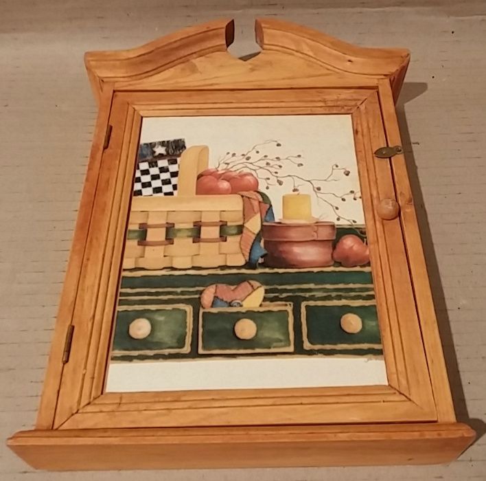 Chaveiro em madeira para guardar chaves