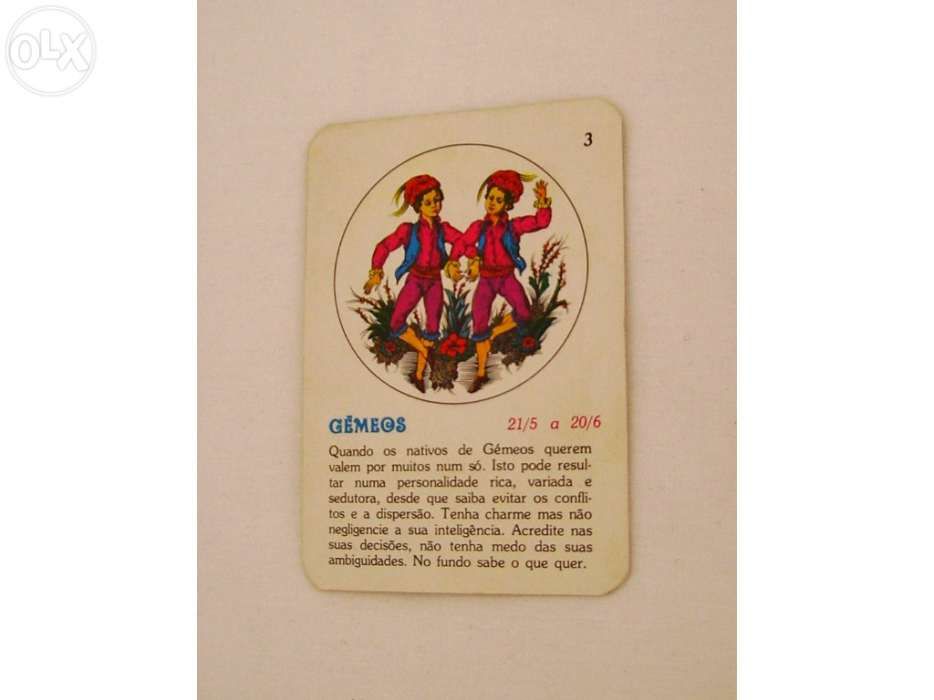 Calendários de Signos do Zodíaco - 1986