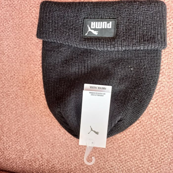 Puma-czapka czarna-beanie-nowa