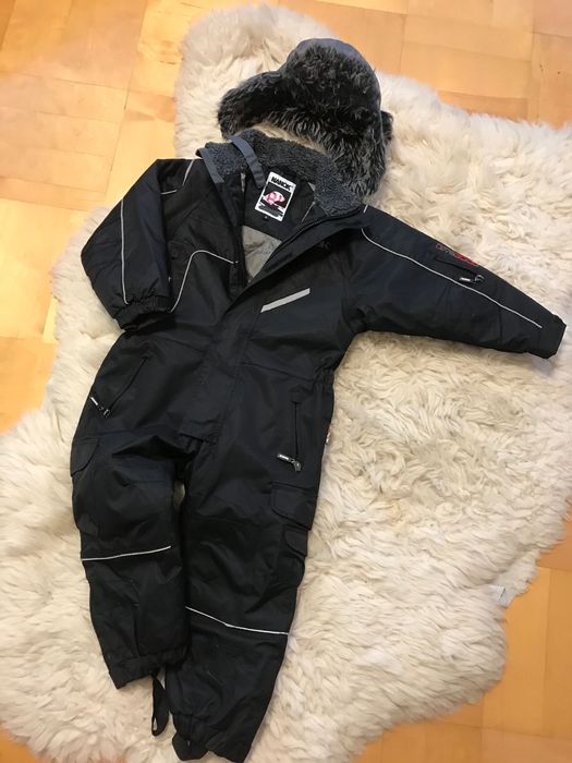 Kombinezon zimowy nieprzemakalny membrana 3000 czapka pilotka 98