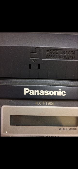 Telefon fax panasonic kx ft906 kx ft78 telefony faxy
