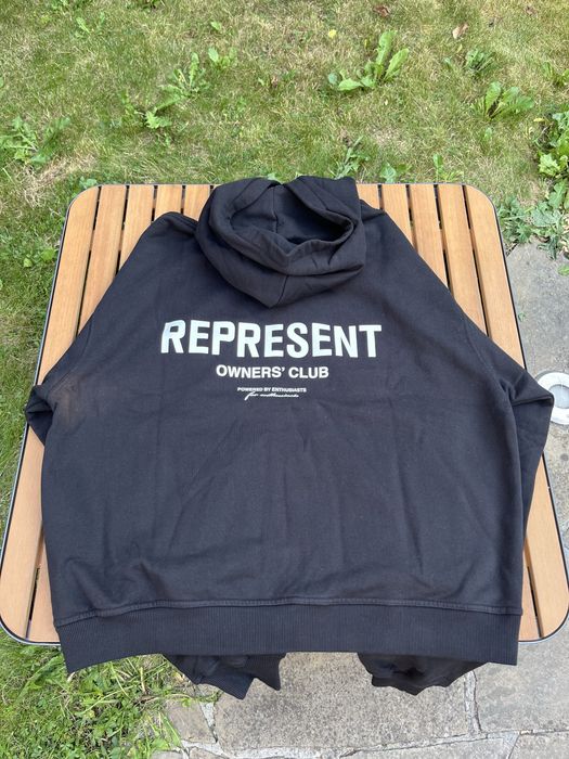 Зіп-худі Represent Owners Club Zip Hoodie Black (L) Нове / Кофта
