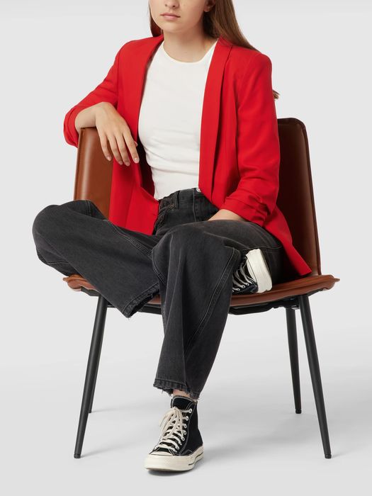 Marynarka czerwona elegancka Pieces S