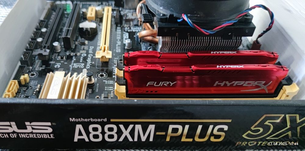 Материнская плата ASUS a88xm-plus+проц.+ОЗУ+видеокарта