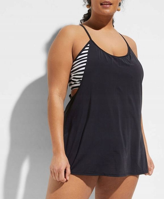 B.P.C top tankini czarny 2w1 44.