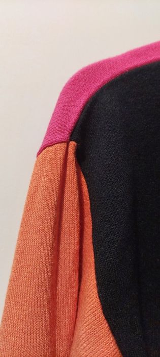 Sweterek bluzka pomarańczowy czarny różowy fuksjowy SOLAR 36 S