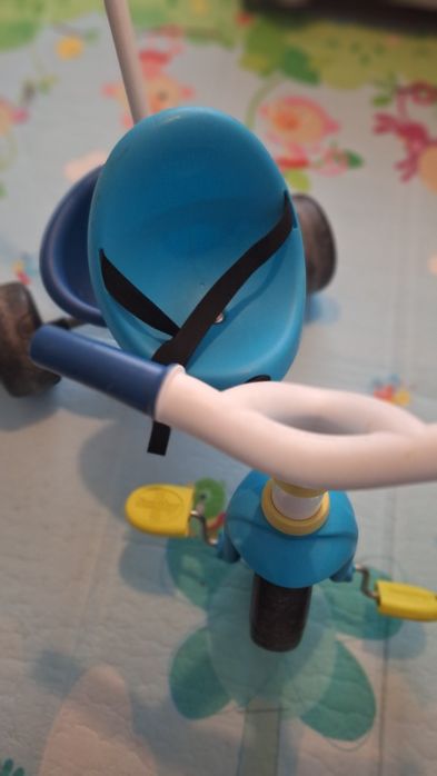 Triciclo Smoby com barra parental