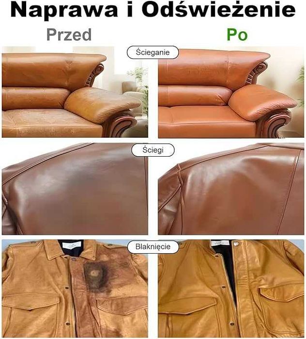 Balsam do Regeneracji Skóry i Winylu – Jasny Brąz  250g naprawa skóry