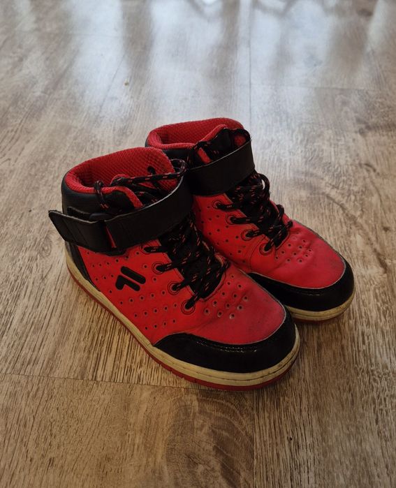 Buty chłopięce nad kostkę Fila