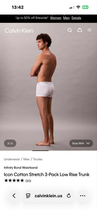 Труси Calvin Klein чоловічі.