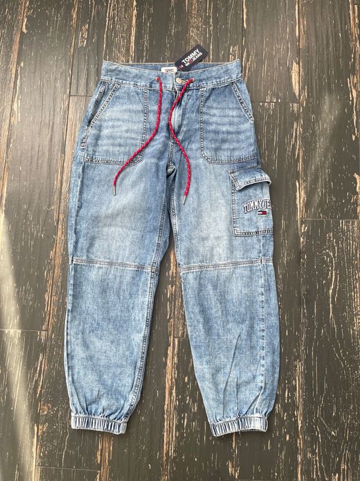 Tommy Hilfiger denim cargo joggers. Облегченные джинсы карго р s (26)