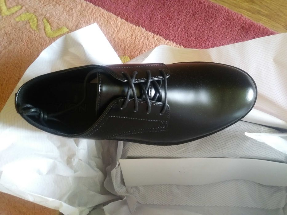 Klasyczne oksfordki ze skóry naturalnej marki Zign rozm.41 (26,5 cm.)