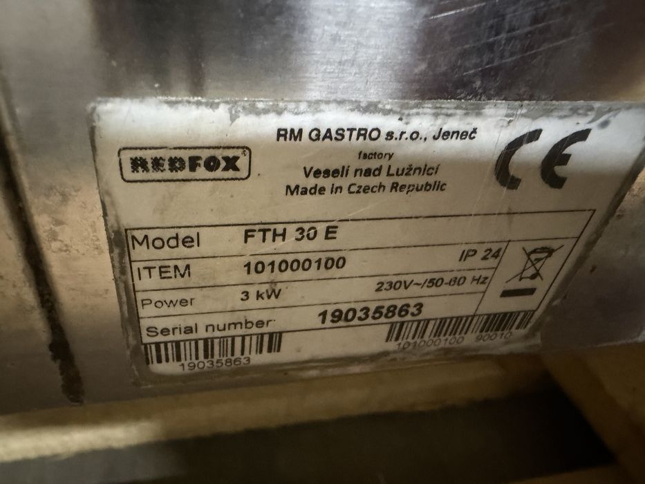 Gril elektryczny plyta grilowa red fox