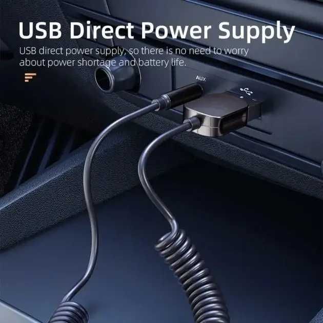 Bluetooth music через AUX в машину | AUX адаптер ESSAGER EB01