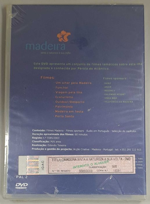 Pack sobre as Ilhas Portuguesas (4 DVD Novos e Selados)