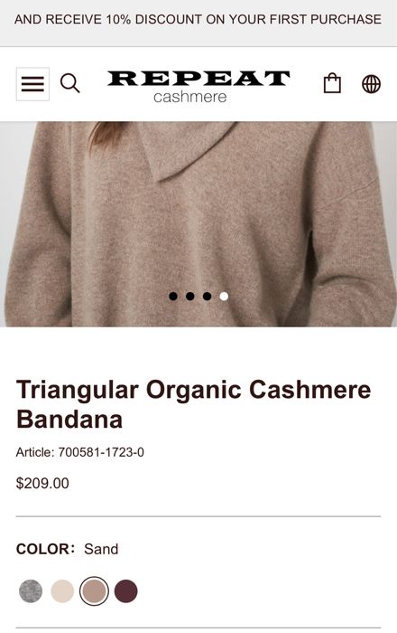 Джемпер Repeat cashmere