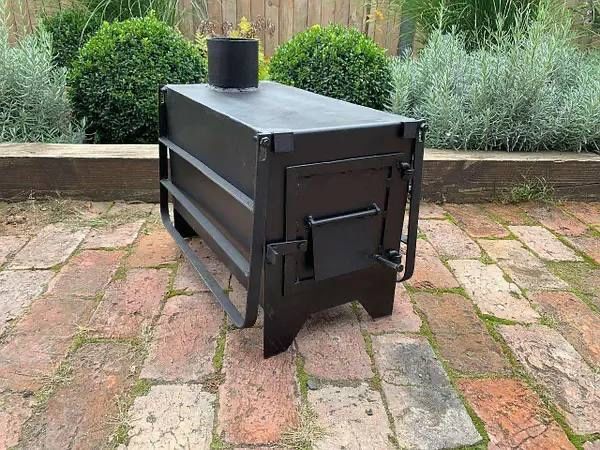 Якісна буржуйка із сушкою! Буржуйка для гаража, мини буржуйка