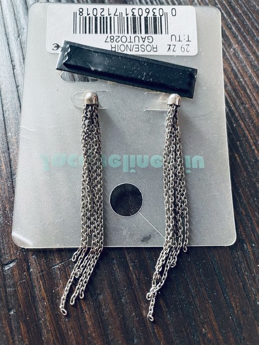 Kolczyki wiszące łańcuszki Nowe.