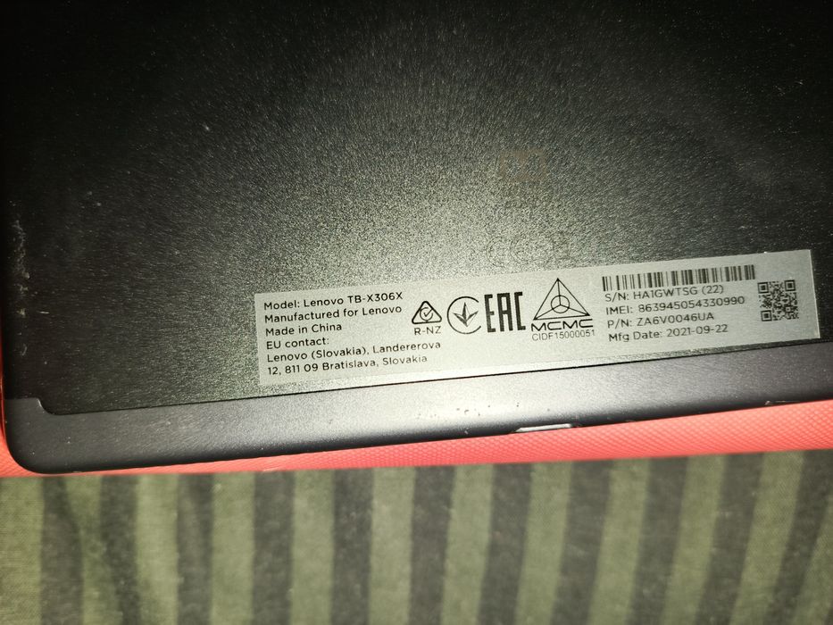 Lenovo TB-X306X на запчасти