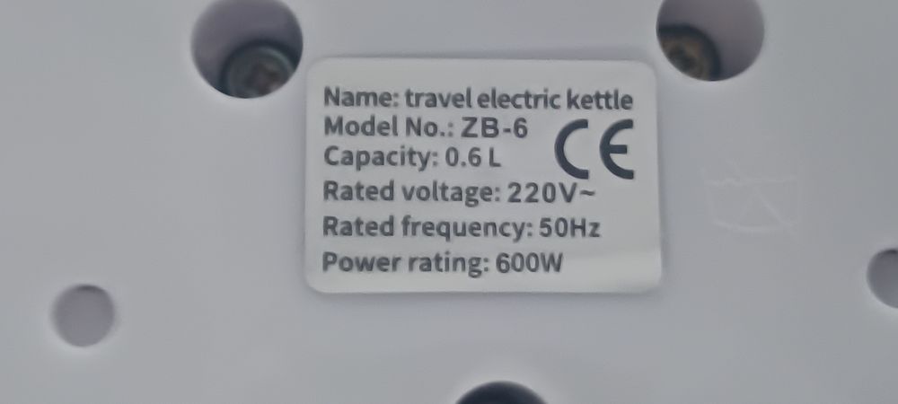 Składany czajnik elektryczny, czajnik turystyczny