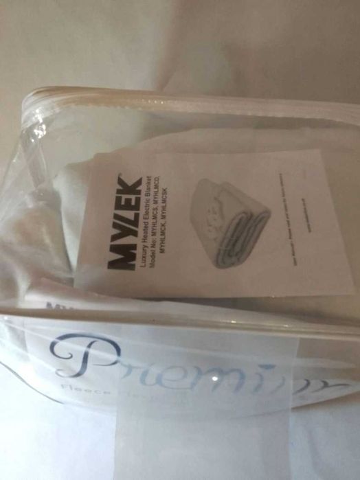 MYLEK Koc elektryczny na pojedyncze łóżko, z polaru. Inne Wtyczki !!!