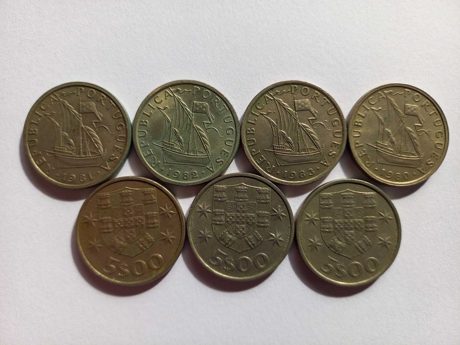 Portugal 5 escudos, 1963 a 1986