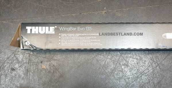 CONJUNTO THULE BARRAS DE TEJADILHO 135CM EM ALUMINIO