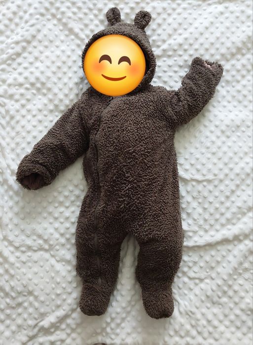 Комбінезон  тедді, тепла зимова куртка