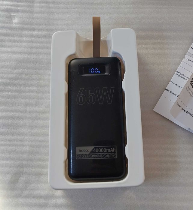 PowerBank Hoco DB82 Aquila 40 000mAh 65W НА ГАРАНТИИ !!!
