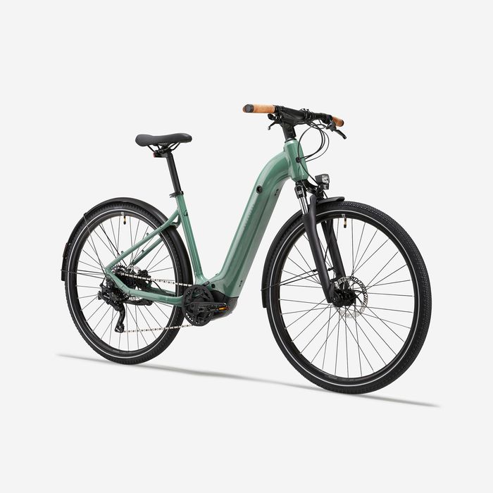 Bicicleta Elétrica de Trekking com Motor Central e Quadro Baixo