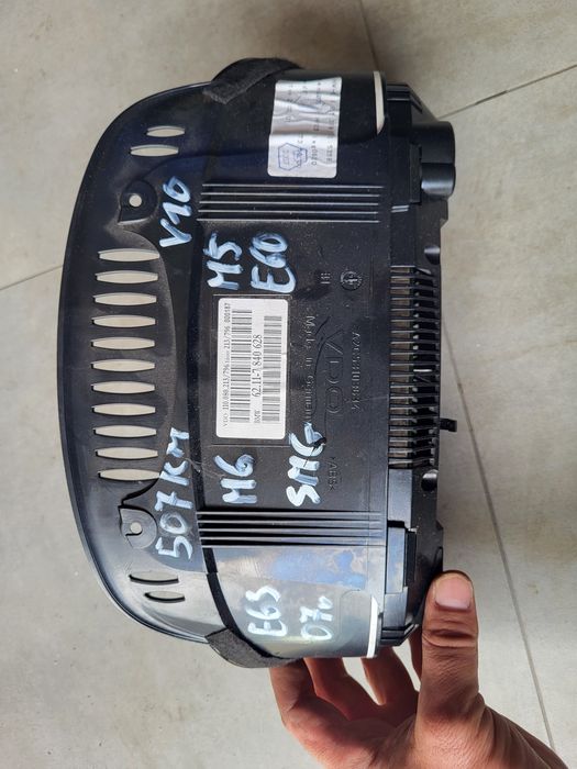 Licznik Zegar bmw m5 e60 m6 e63 e64 v10 507km Anglik  smg
