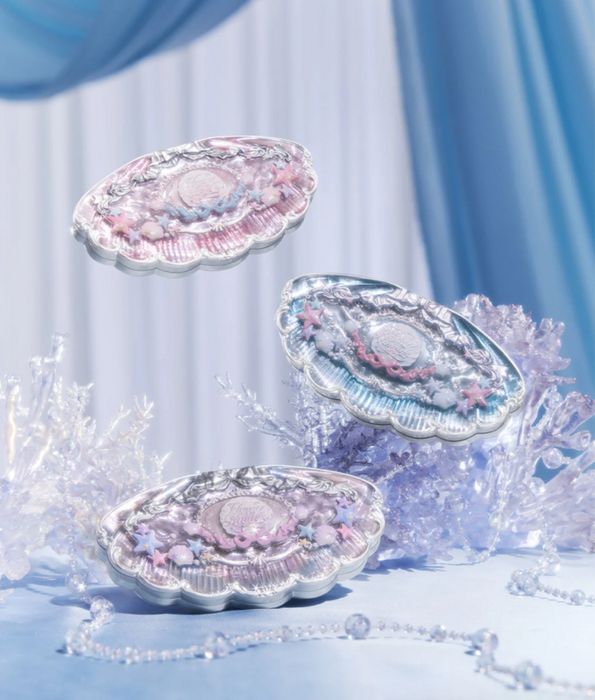 Палетка тіней Flower knows 01 Moonlight Pearl (Shell's Jewel)