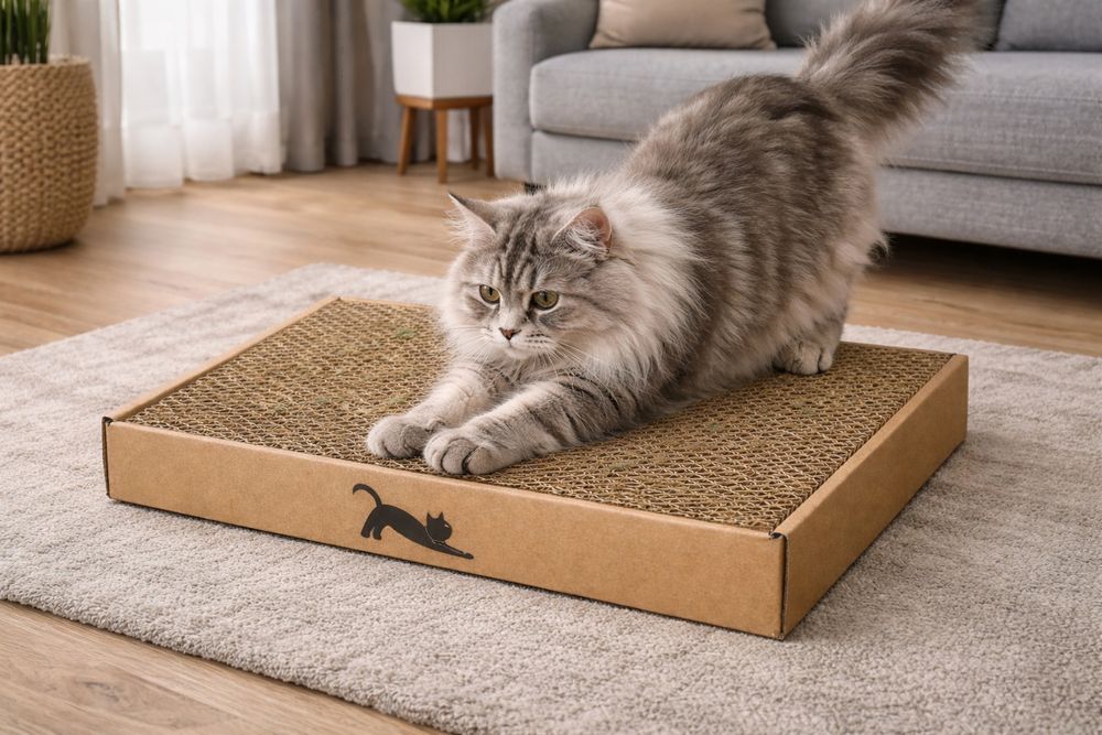 Когтеточка для котів з гофрокартону Еко Міцна