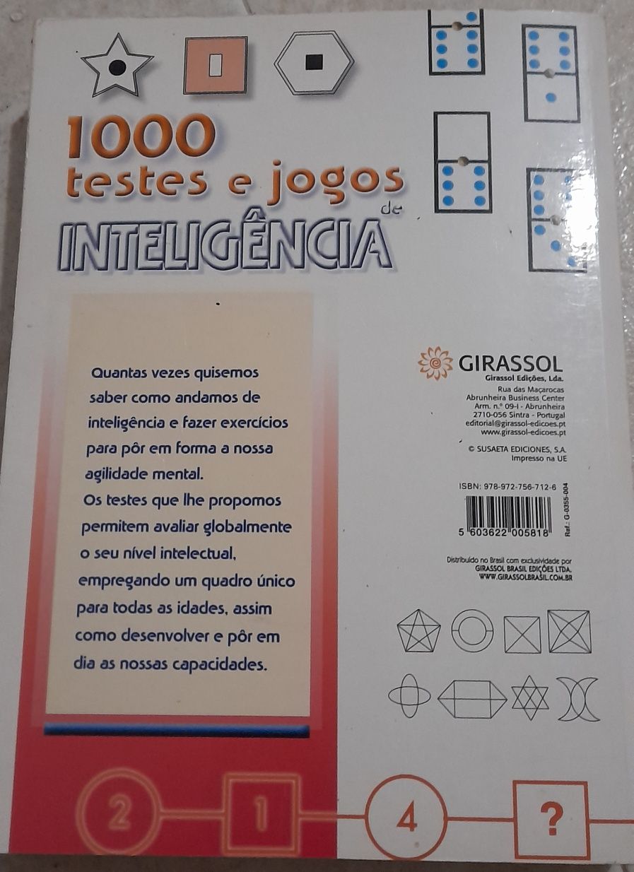 Livro 100 Jogos de Lógica Vila Nova de Gaia • OLX Portugal