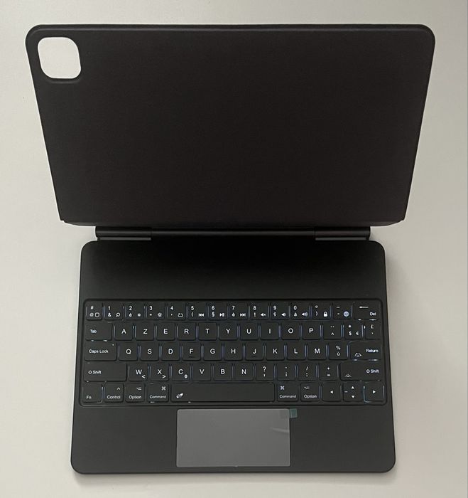 Klawiatura Earto iPad Pro 12.9 Magnes Touchpad Podświetlenie AZERTY