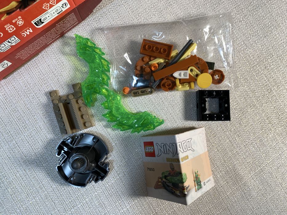 Lego 71850  71851 i  71849 Ninjago - spinnery i smok mech BEZ FIGUREK