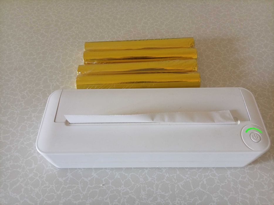 Impressora Térmica Portátil + Rolos Extra Incluídos