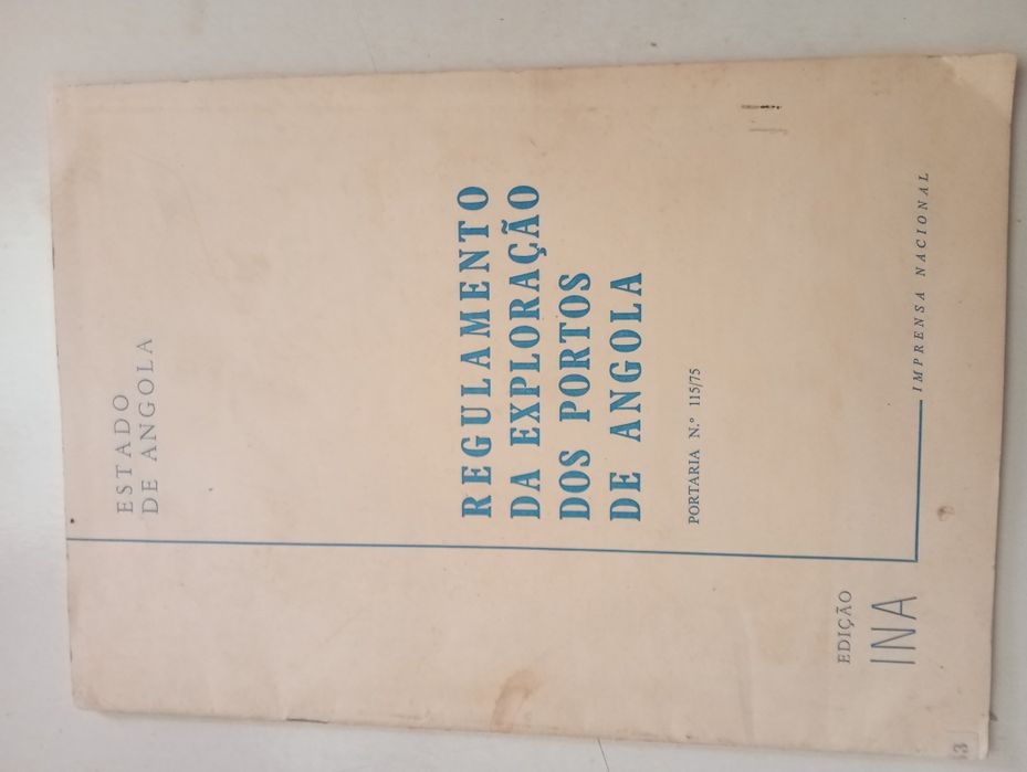 Regulamento da exploração dos portos de Angola