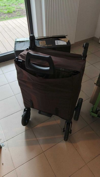 FUXTEC CTL-950 – wózek transportowy / spacerowy, brąz aluminiowy