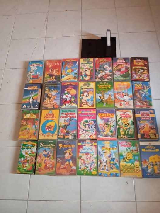 Cassetes VHS criança