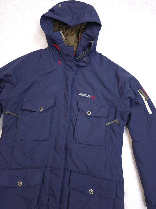 DIDRIKSONS StormSystem Damska Parka Kurtka Rozpinana S 36