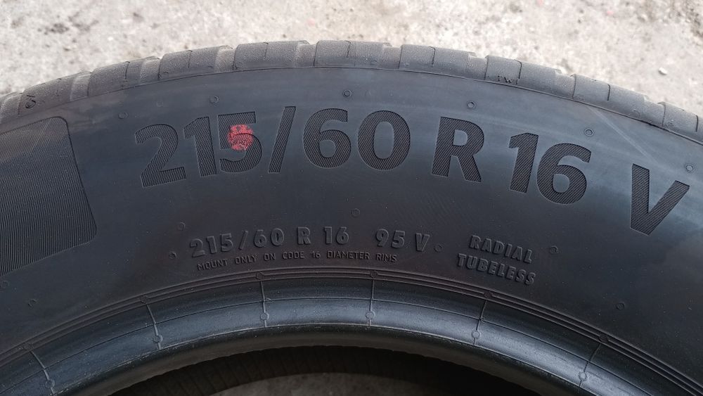 215/60 R16V Continental EcoContact6 opony komplet letnie dot4222